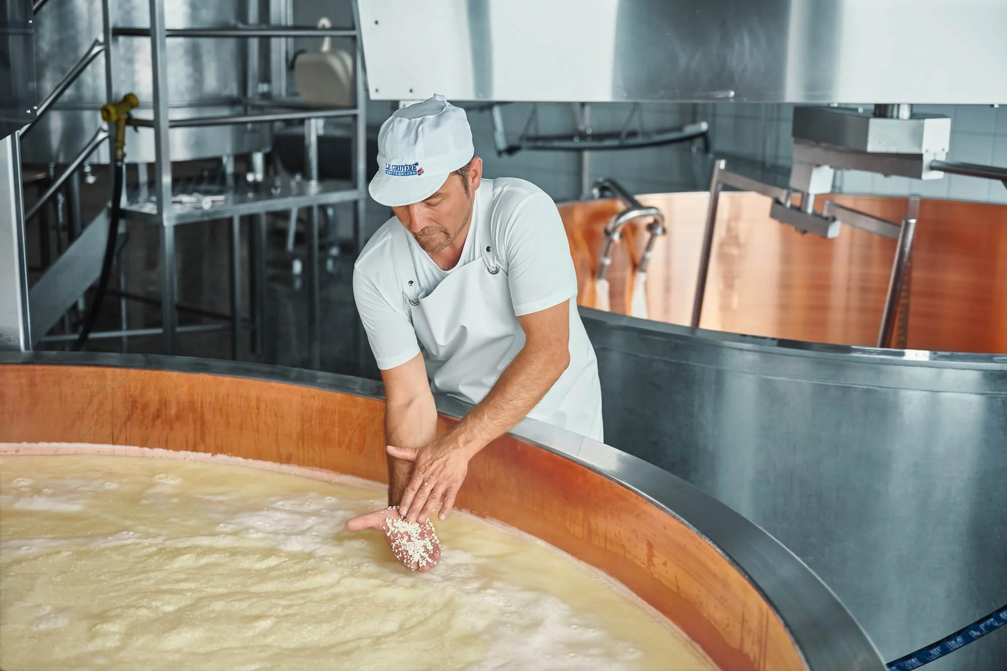 Making AOP Gruyère in Switzerland
